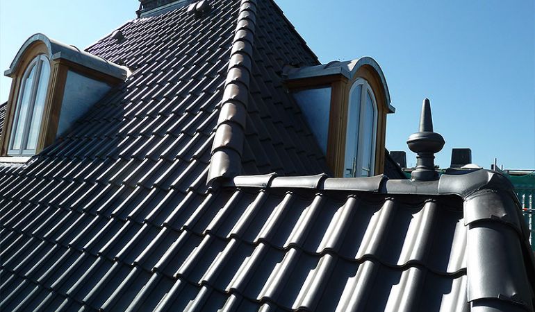 Eindeckung mit Meyer-Holsen Ziegeln
