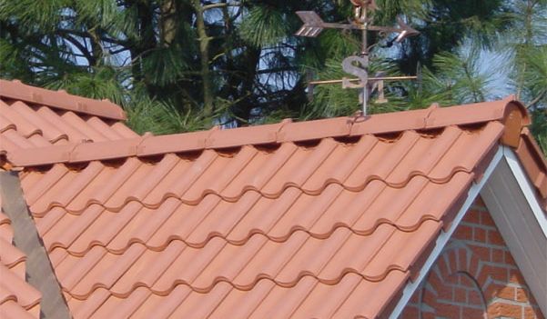 Dacheindeckung mit Creaton Sinfonie naturrot