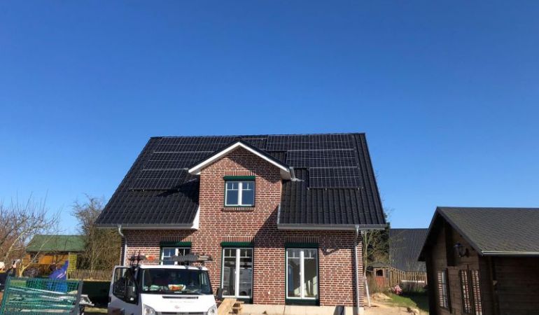 PV-Anlage für ein Einfamilienhaus in Klempau