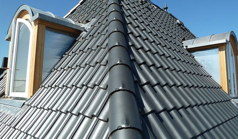 Eindeckung mit Meyer-Holsen Ziegeln