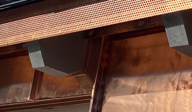 Bauklempnerei an einer Villa